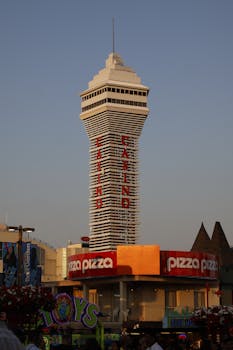 cityscape with bridges